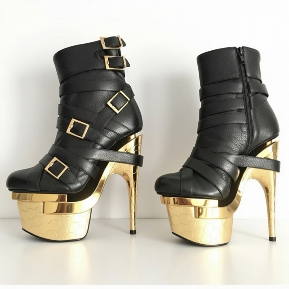 Versace Limited edition Haas brothers boots 8.5